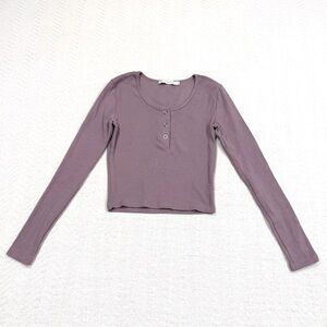 Long Sleeve Crop Top